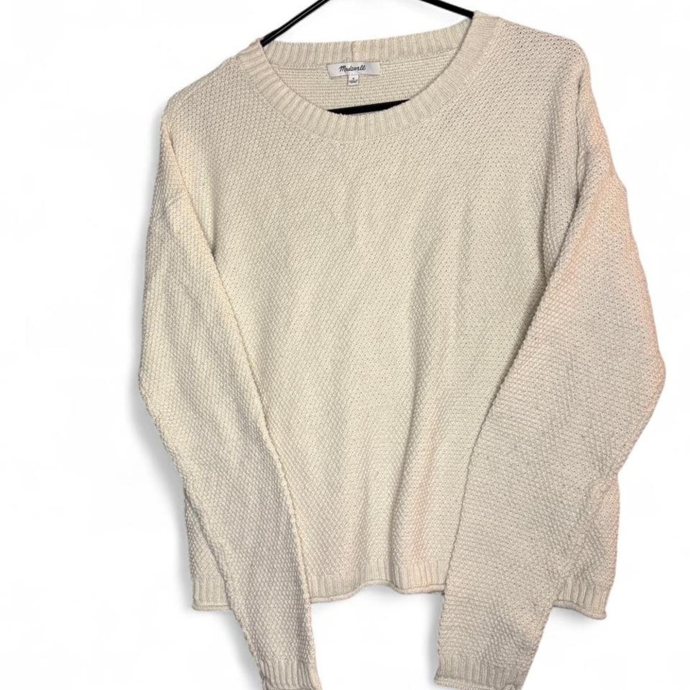 Madewell size small S cream white sweater